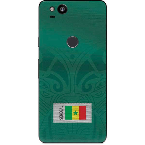 Senegal Soccer Flag Google Pixel 2 Skin